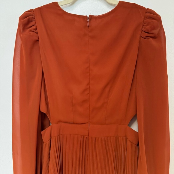 Jealous Tomato Pleated Mini Dress with Puff Sleeves Size Small - Picture 7 of 14